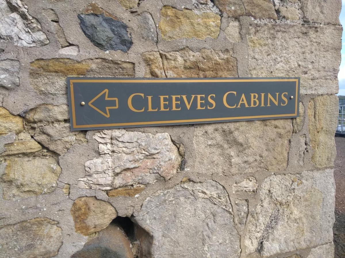 Cleeves Cabins Ailsa Luxury Lodge With Hot Tub Dalry  Eksteriør billede